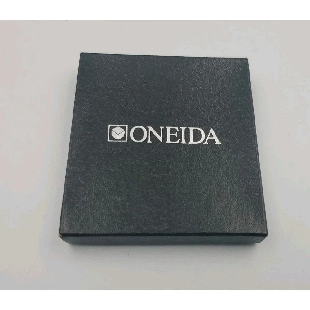 Oneida Ropes & Bows Tarnish Resistant Silverplate Purse Pocket Mirror